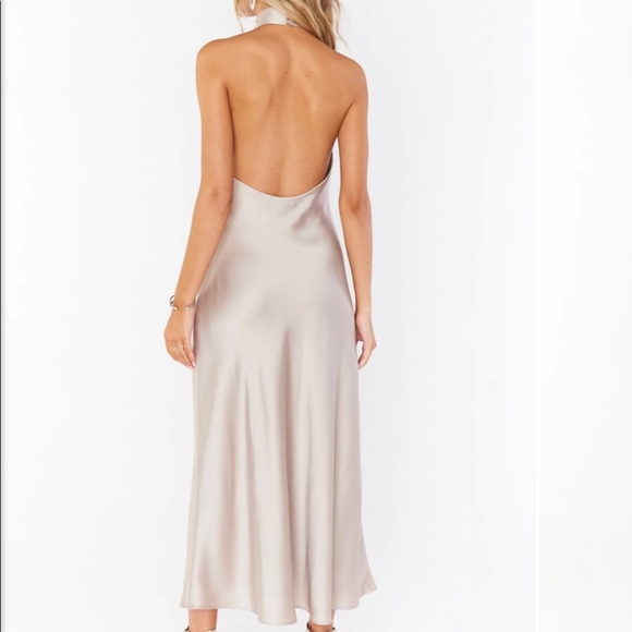 Show Me Your Mumu Jasmine Halter Midi Dress - Picture 2 of 4